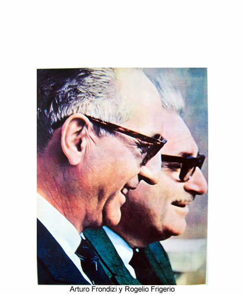 Arturo Frondizi y Rogelio Frigerio